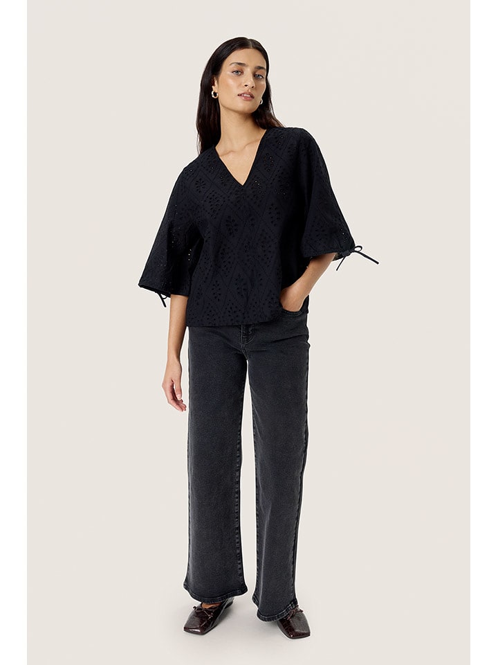 Soaked in Luxury Bluzka w kolorze czarnym rozmiar: XS