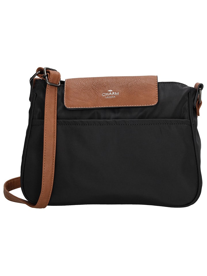 Charm Torebka w kolorze czarnym - 28 x 20 x 7 cm rozmiar: onesize