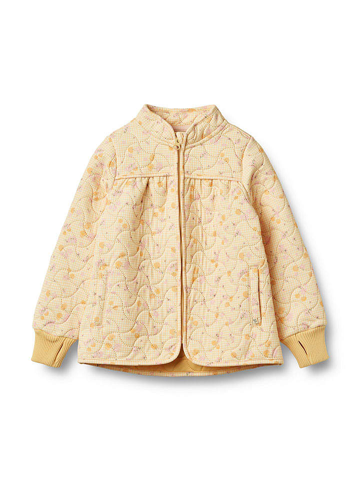 Wheat Kurtka pikowana "Tilde" w kolorze żółtym rozmiar: 122