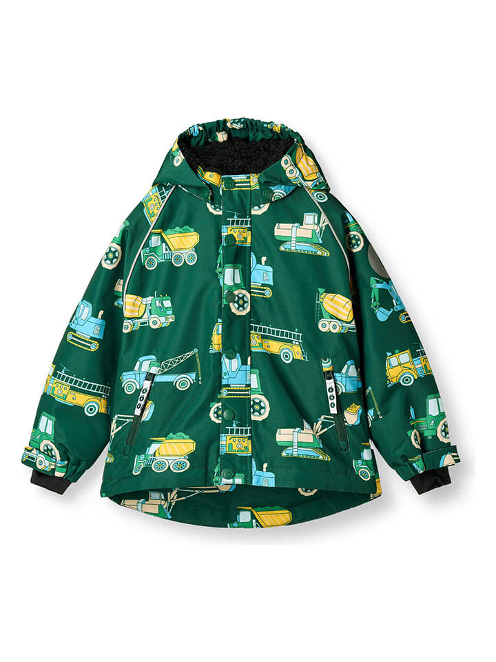 Småfolk Kurtka narciarska w kolorze zielonym rozmiar: 98/104