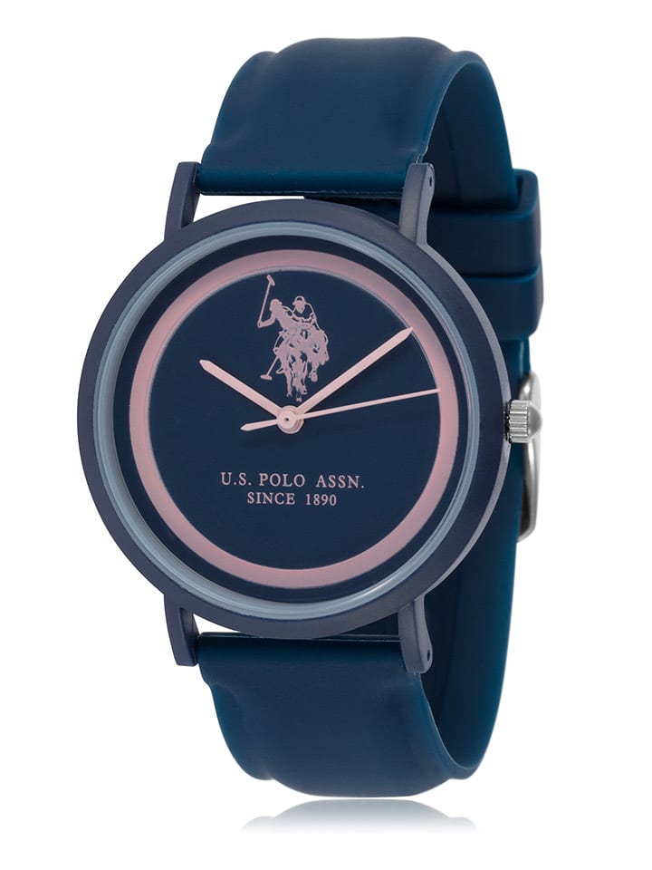U.S. Polo Assn. Zegarek kwarcowy w kolorze granatowym rozmiar: onesize