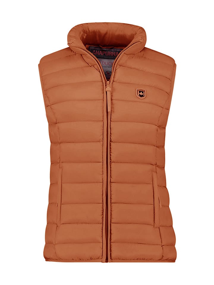 ANAPURNA Kamizelka pikowana "Vakitalana" w kolorze jasnobrązowym rozmiar: XXL