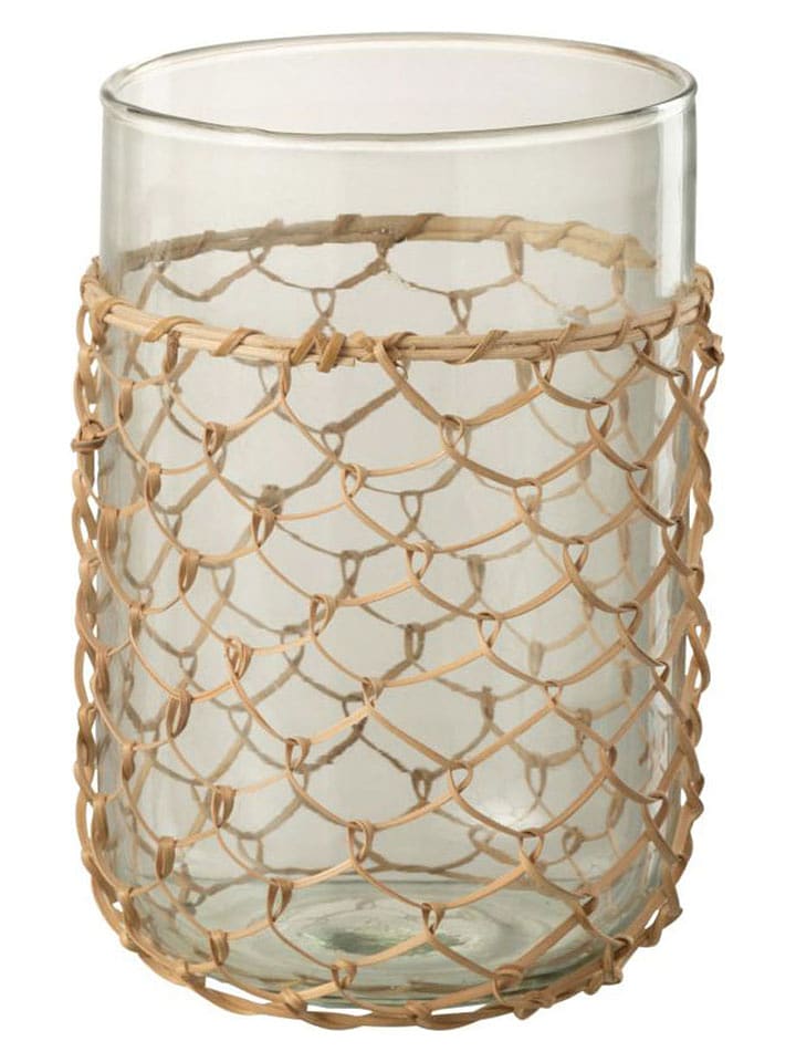 J Line Wazon w kolorze beżowym - wys. 21 x Ø 14 cm rozmiar: onesize