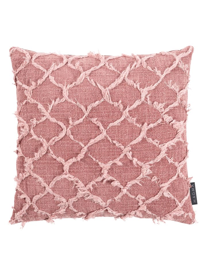 Magma Heimtex Poszewka "Nomi" w kolorze jasnoróżowym na poduszkę - 40 x 40 cm rozmiar: onesize