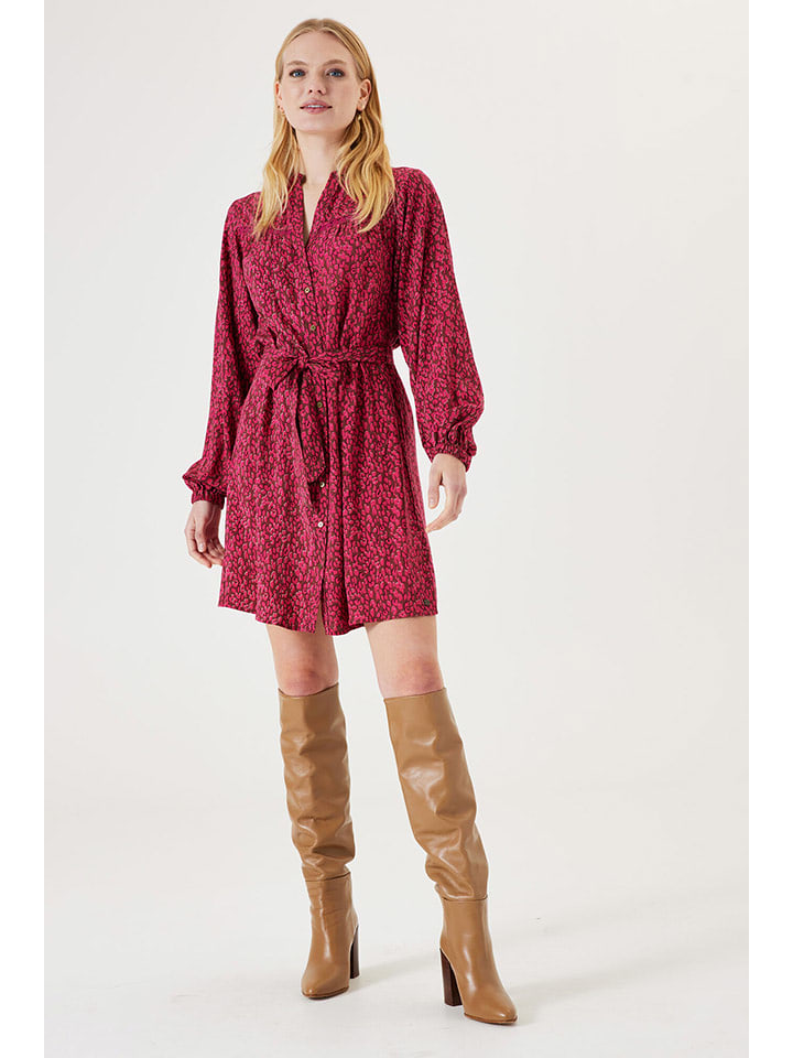 Garcia Sukienka w kolorze różowo-czarnym rozmiar: XL