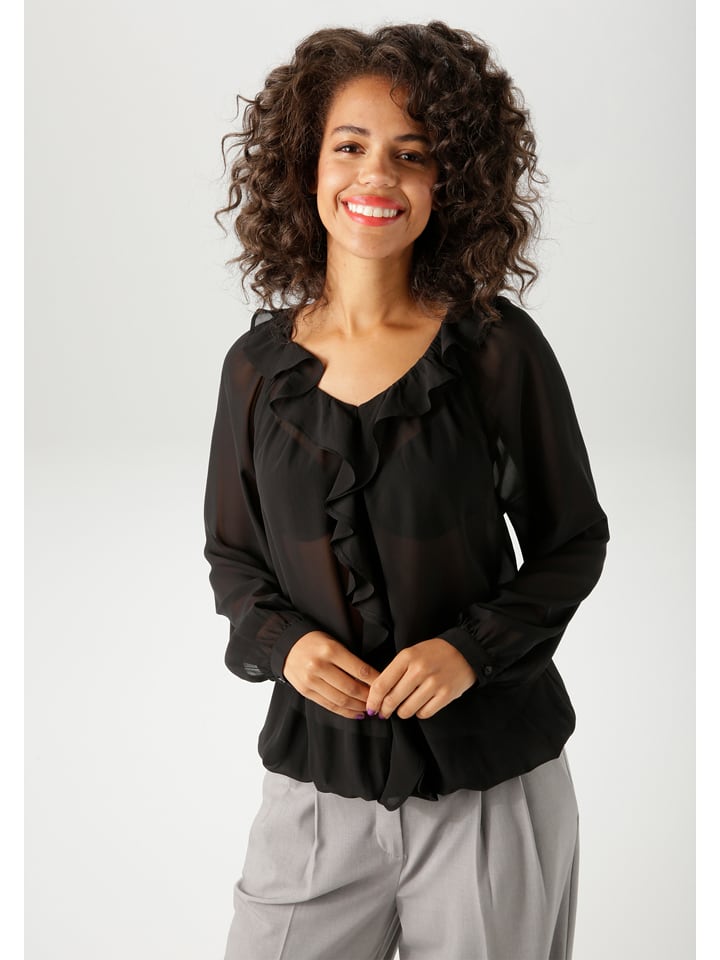 Aniston Bluzka w kolorze czarnym rozmiar: 48