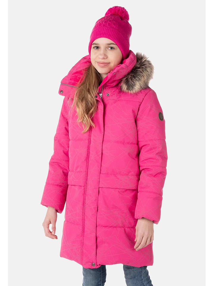 LENNE Płaszcz zimowy "Dora" w kolorze różowym rozmiar: 140