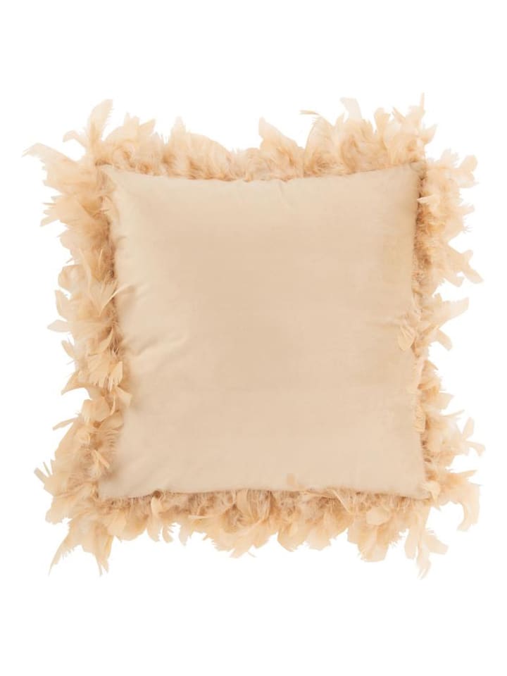 J Line Poduszka w kolorze jasnoróżowo-beżowym - 45 x 45 cm rozmiar: onesize