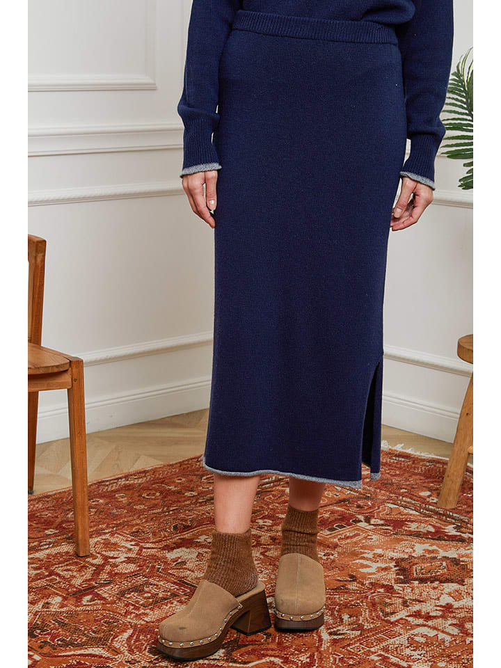 Joséfine Spódnica "Ineska" w kolorze granatowym rozmiar: L