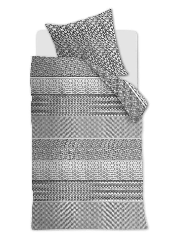 Rivièra Maison Komplet pościeli "Marley" w kolorze szarym rozmiar: 135x200 cm