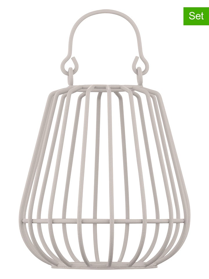 Blomus Lampiony (2 szt.) "Nidea" w kolorze kremowym - wys. 13,5 x Ø 12,4 cm rozmiar: onesize