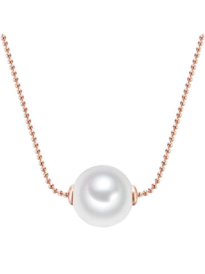 Yamato Pearls Pozłacany naszyjnik z perłą - dł. 42 cm rozmiar: onesize