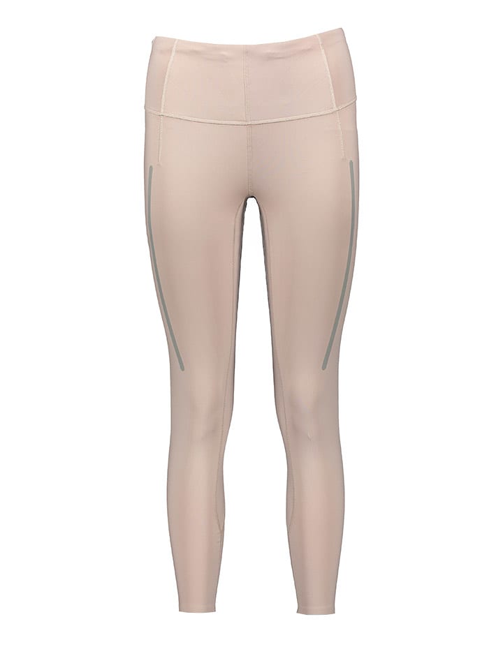 adidas Legginsy sportowe w kolorze beżowym rozmiar: XL