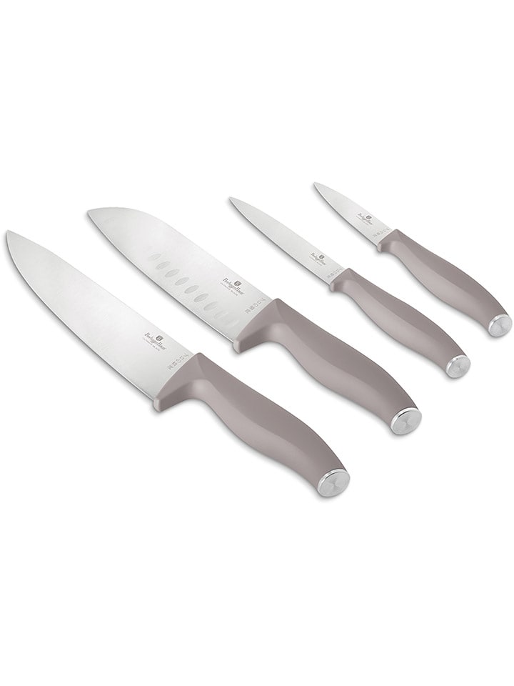 Berlinger Haus 4-częściowy zestaw noży w kolorze jasnobrązowym rozmiar: onesize