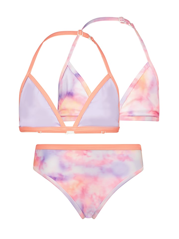 Vingino 3-częściowe bikini "Zamantha" w kolorze lawendowo-jasnoróżowo-pomarańczowym rozmiar: 164