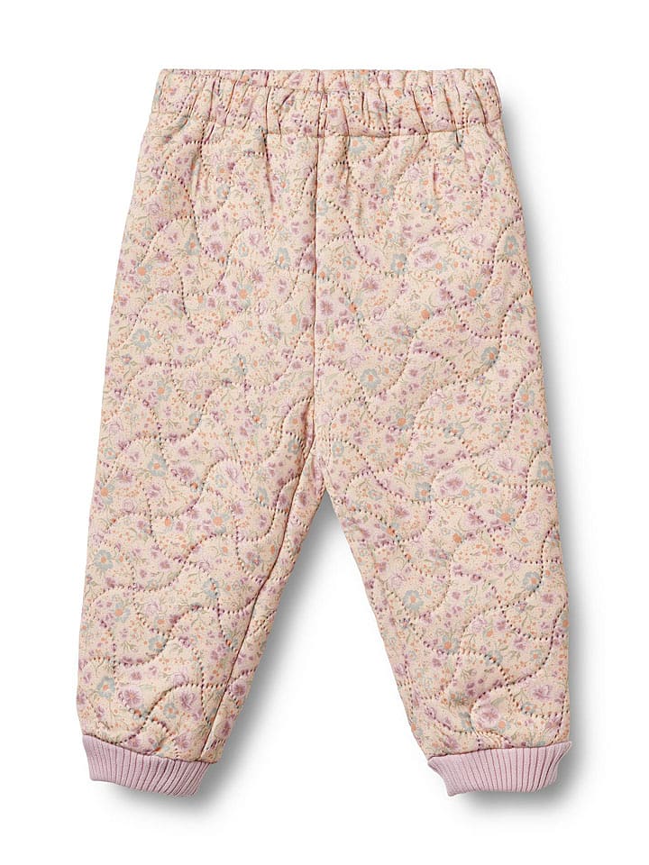 Wheat Spodnie termiczne "Alex" w kolorze jasnoróżowym rozmiar: 80