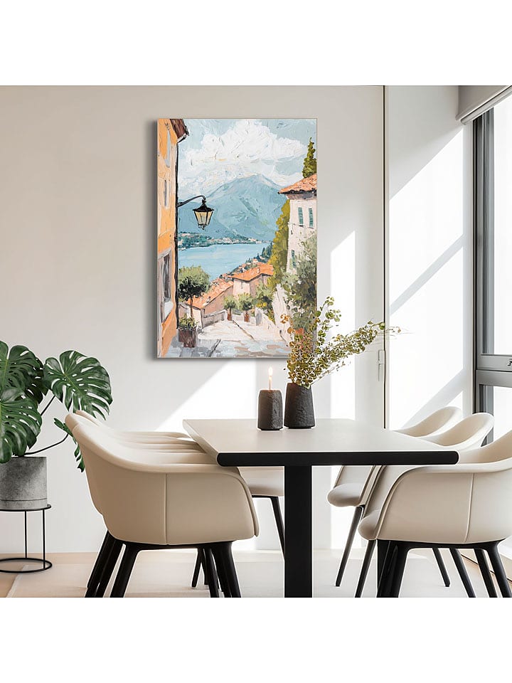 Orangewallz Druk artystyczny "Italian Charm" w ramce rozmiar: 60x90 cm