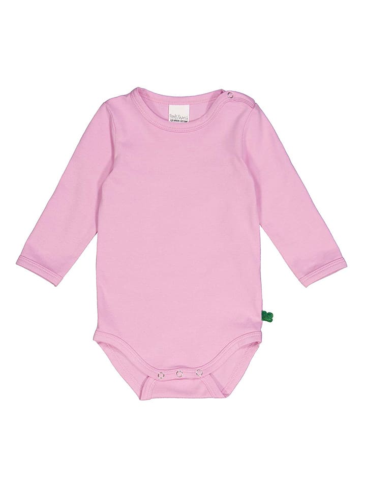 Fred´s World by GREEN COTTON Body "Alfa" w kolorze jasnoróżowym rozmiar: 98