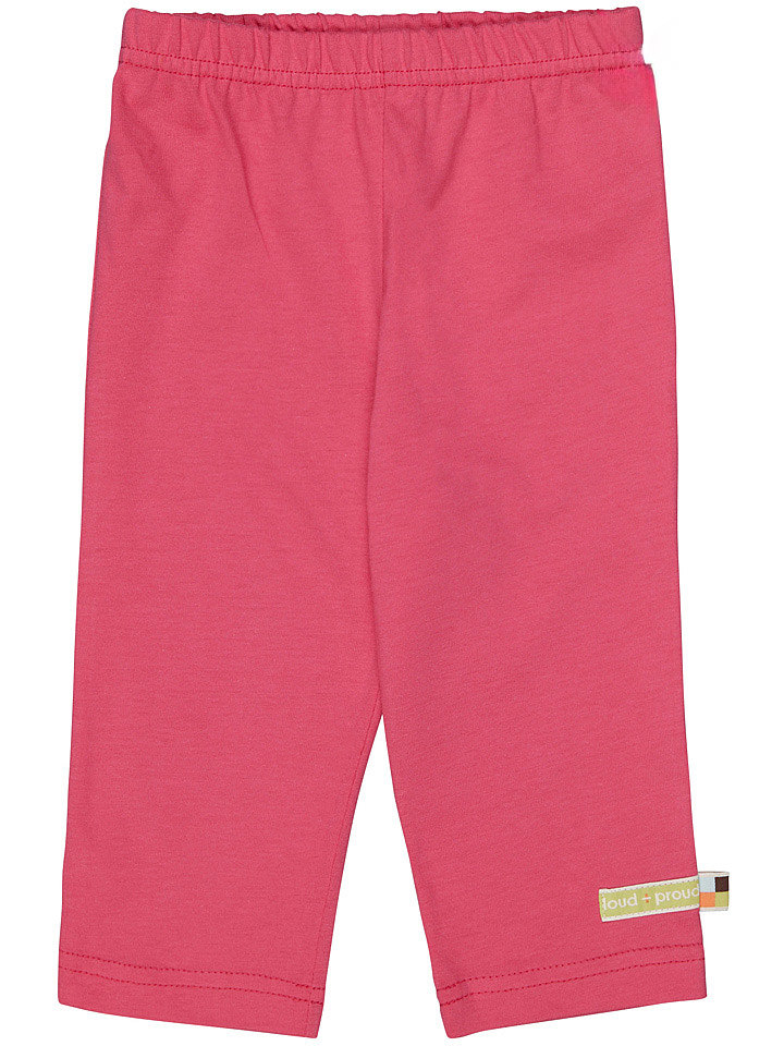 loud + proud Spodnie w kolorze różowym rozmiar: 74/80