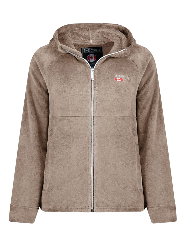 Canadian Peak Kurtka polarowa "Ulotteak" w kolorze beżowym rozmiar: XL