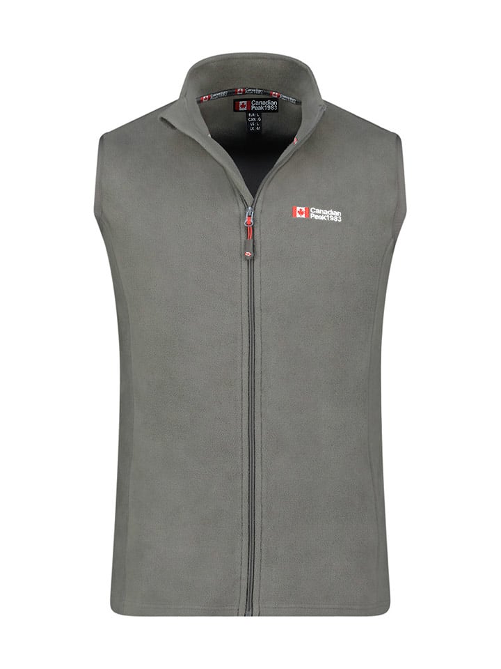 Canadian Peak Kamizelka polarowa "Vugeak" w kolorze antracytowym rozmiar: 3XL