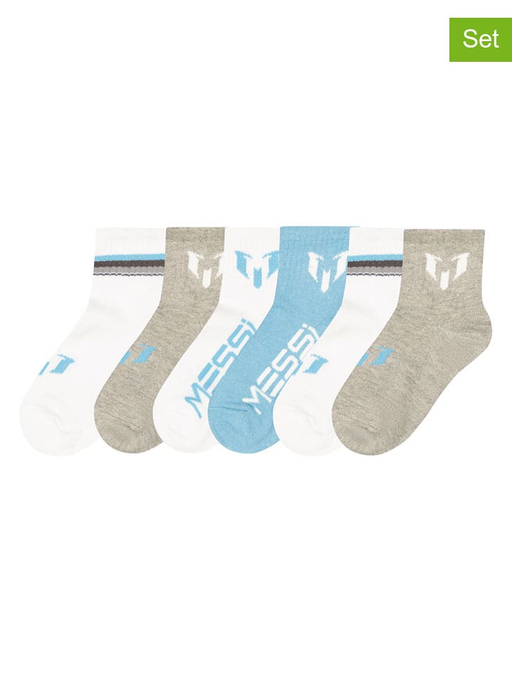 Messi Skarpety (6 par) w różnych kolorach rozmiar: 27-30