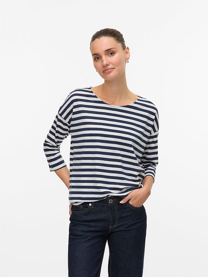 Vero Moda Koszulka w kolorze granatowym rozmiar: XS