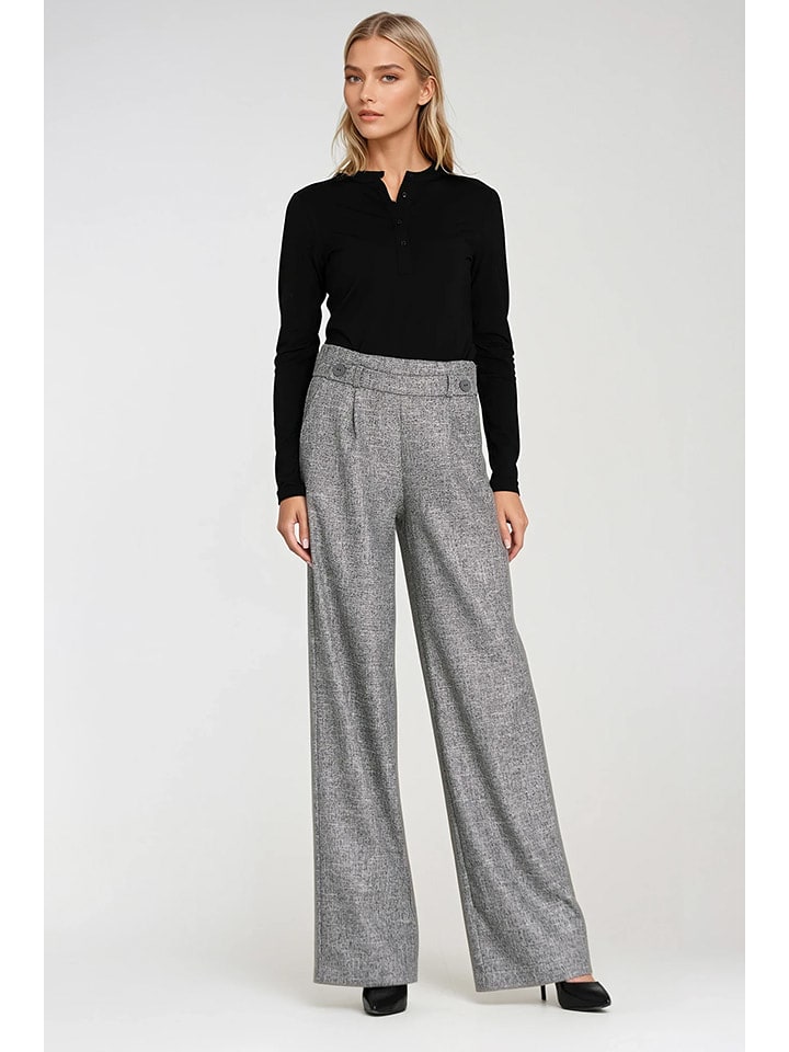 Nife Spodnie w kolorze szarym rozmiar: 40