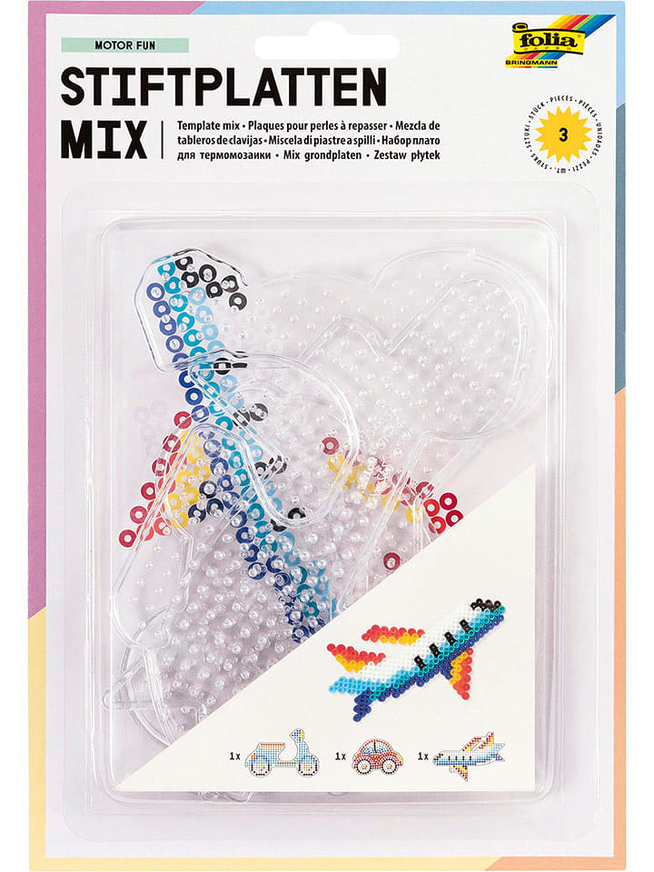 folia PAPER Płytki do prasowanek (3 szt.) "motor Fun" rozmiar: onesize
