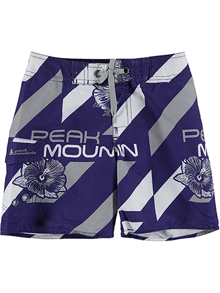 Peak Mountain Szorty kąpielowe w kolorze fioletowo-białym rozmiar: 98