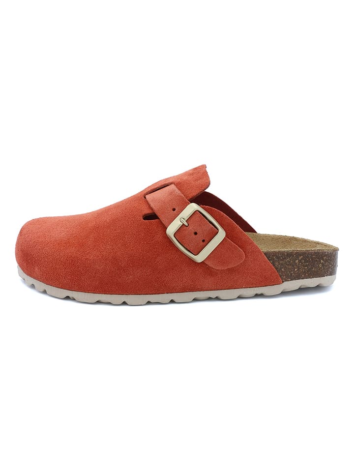 billowy Skórzane chodaki w kolorze jasnobrązowym rozmiar: 41