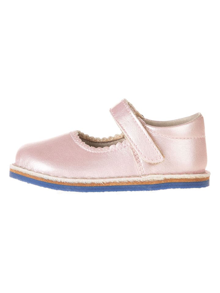 lamino Skórzane buty w kolorze kremowymdo chodzenia na boso rozmiar: 21