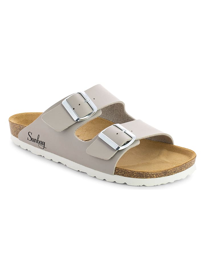 Sunbay Klapki "Trefle" w kolorze szarym rozmiar: 40