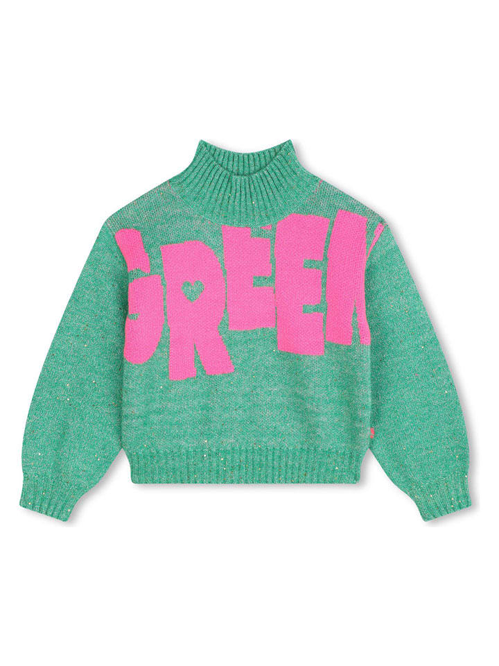 Billieblush Sweter w kolorze zielonym rozmiar: 140