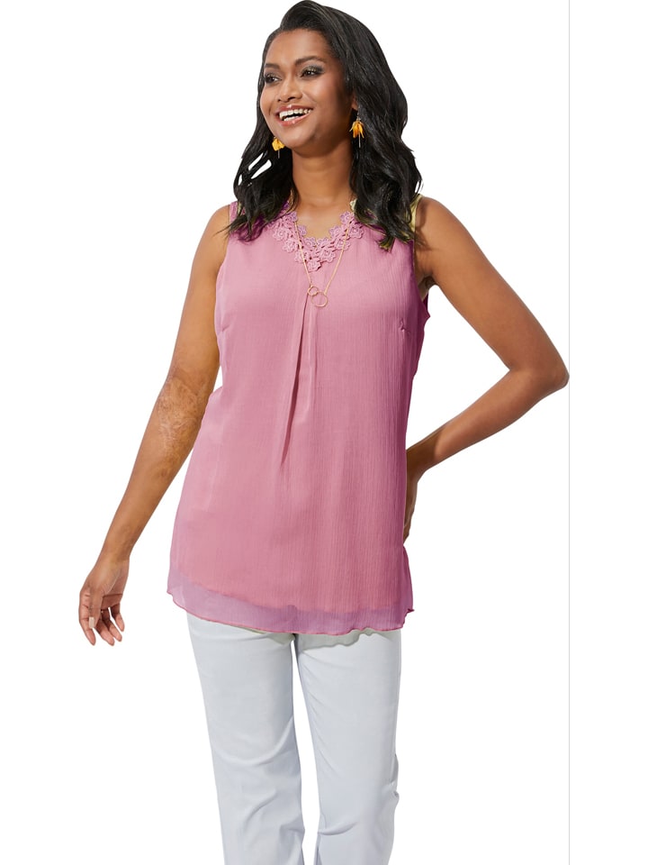 WITT WEIDEN Top w kolorze szaroróżowym rozmiar: 40