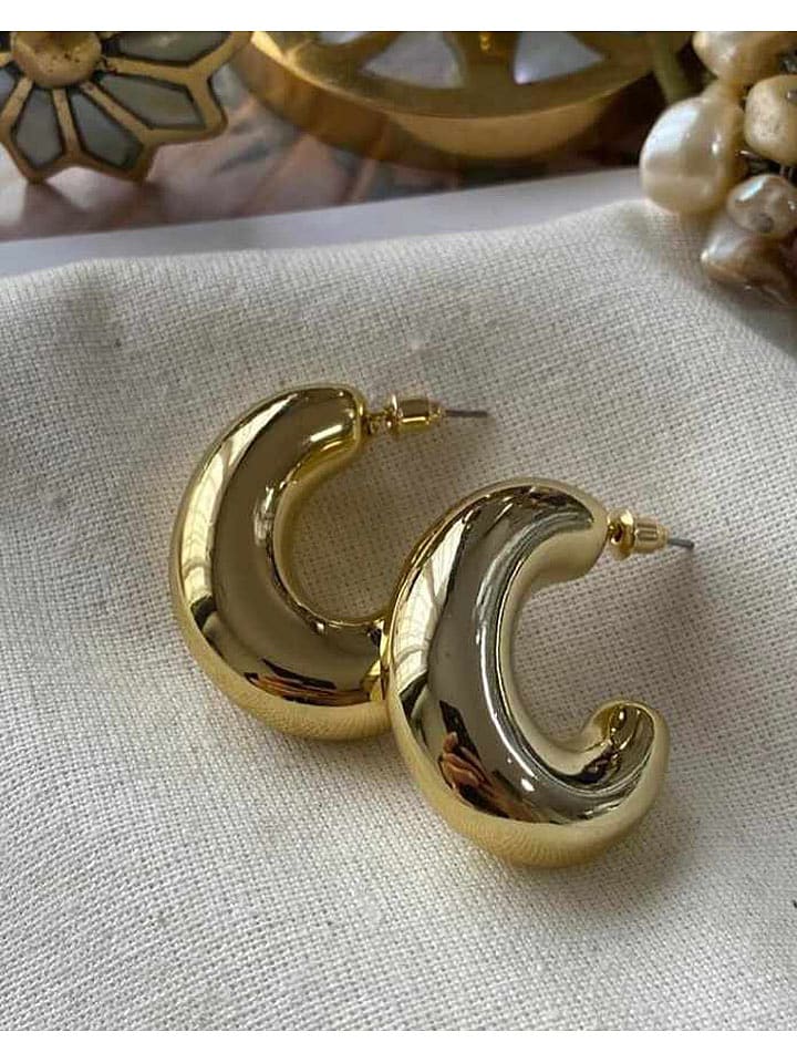 Luseera Pozłacane kolczyki-półkreole rozmiar: onesize