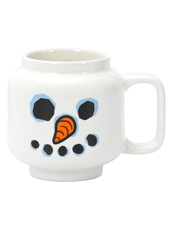 LEGO Kubek "Snowman" w kolorze biało-czarnym - 255 ml rozmiar: onesize