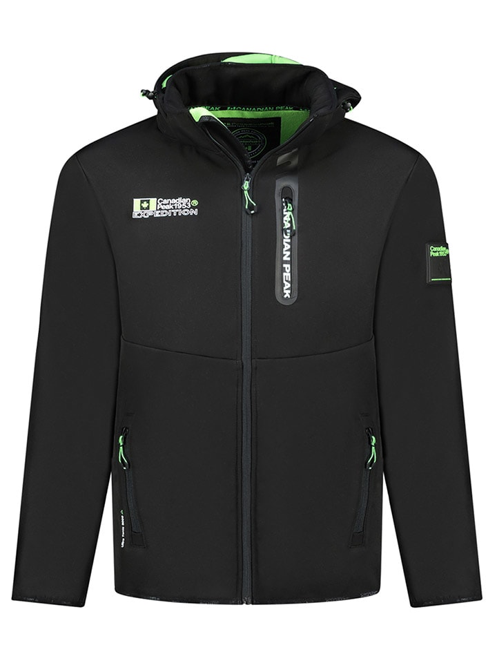 Canadian Peak Kurtka softshellowa "Toxiqueak" w kolorze czarnym rozmiar: XXL