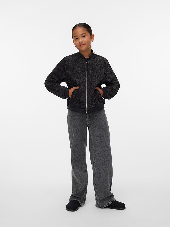 Vero Moda Girl Kurtka "Berlin" w kolorze czarnym rozmiar: 152