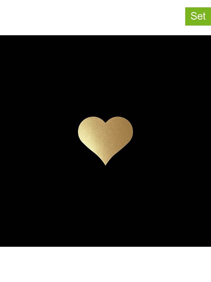 ppd Serwetki (40 szt.) w kolorze złoto-czarnym rozmiar: onesize