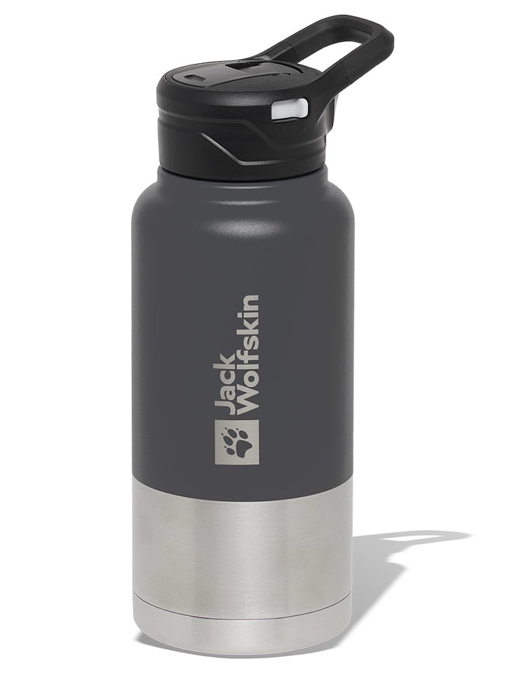 Jack Wolfskin Bidon "Saima" w kolorze antracytowym - 850 ml rozmiar: onesize
