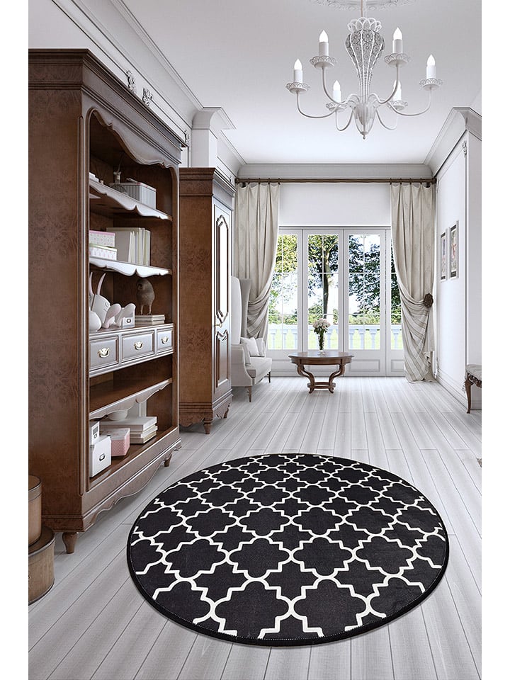 Mioli Dywan w kolorze czarno-białym rozmiar: 100 cm