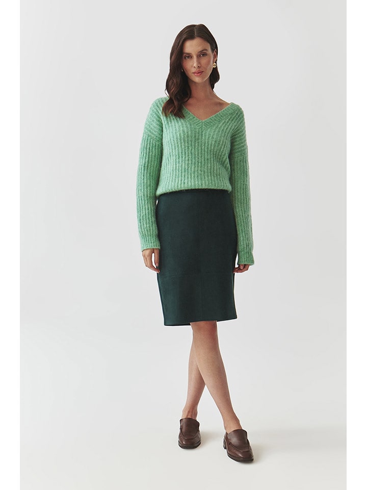 TATUUM Spódnica w kolorze ciemnozielonym rozmiar: 36