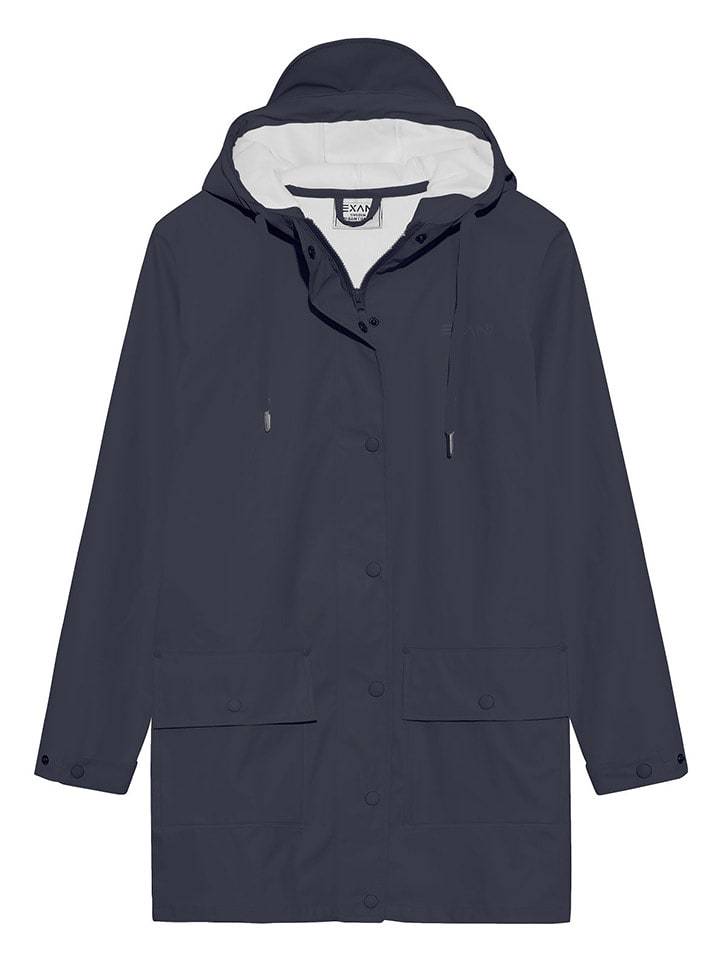 Exani Kurtka przeciwdeszczowa "Exani" w kolorze granatowym rozmiar: 46