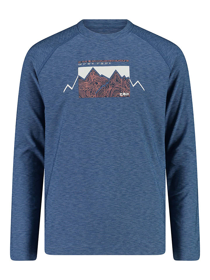 CMP Koszulka funkcyjna w kolorze niebieskim rozmiar: 140