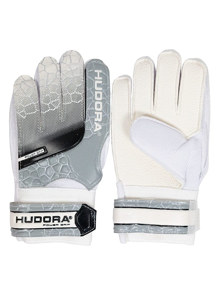Hudora Rękawice bramkarskie w kolorze szarym rozmiar: M