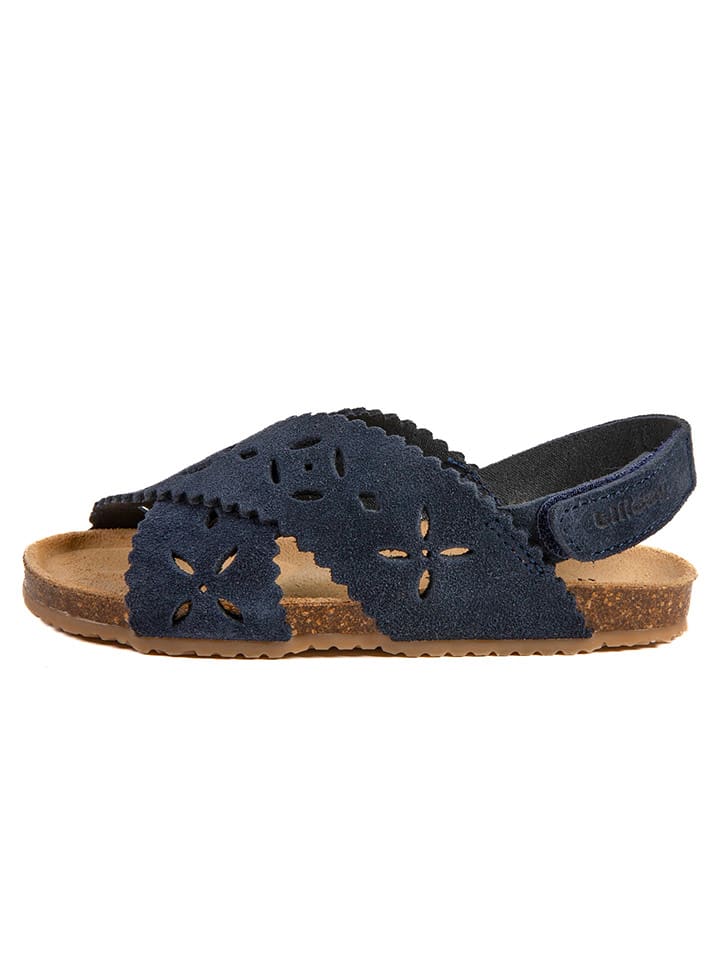 billowy Skórzane sandały "Rosso" w kolorze granatowym rozmiar: 27