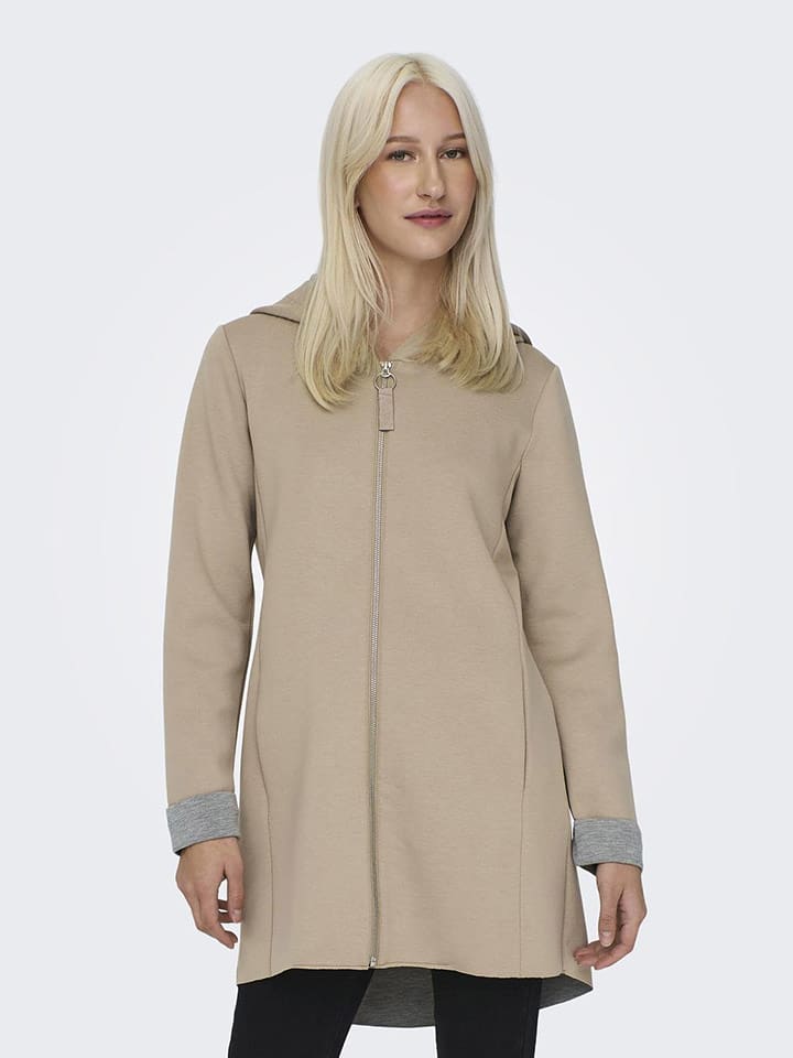 ONLY Bluza w kolorze beżowym rozmiar: XS