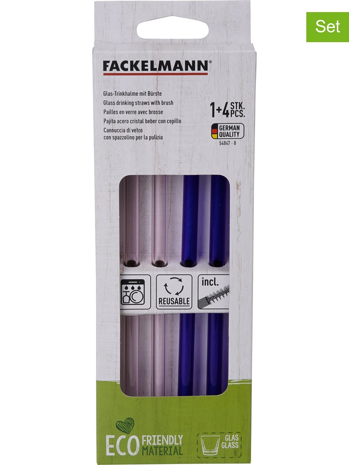 Fackelmann 5-częściowy zestaw w kolorze niebieskim - dł. 20 cm rozmiar: onesize