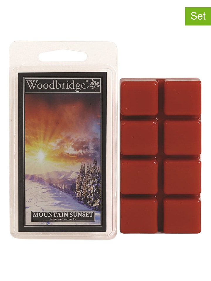 Woodbridge Wosk zapachowy (2 szt.) "Mountain Sunset" w kolorze czerwonym - 2 x 68 g rozmiar: onesize
